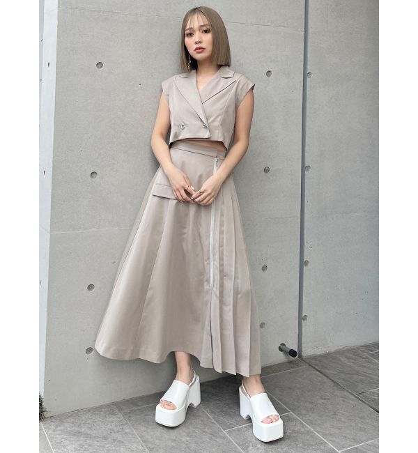 MURUA「リングボタンテーラードワンピース」|ワンピース|