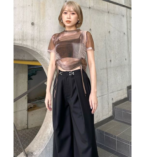 MURUA「グラデーションシアートップス」|Tシャツ・カットソー|