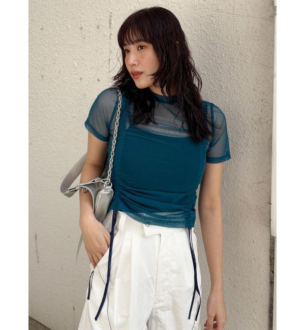 MURUA「グラデーションシアートップス」|Tシャツ・カットソー|