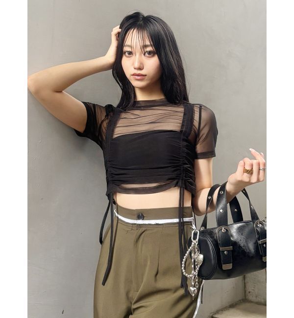 MURUA「グラデーションシアートップス」|Tシャツ・カットソー|