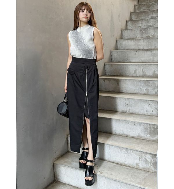 MURUA「クロップドグラデーションニット」|ニット・セーター|