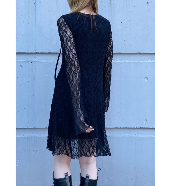 MURUA「レースアップミニワンピース」|ワンピース|