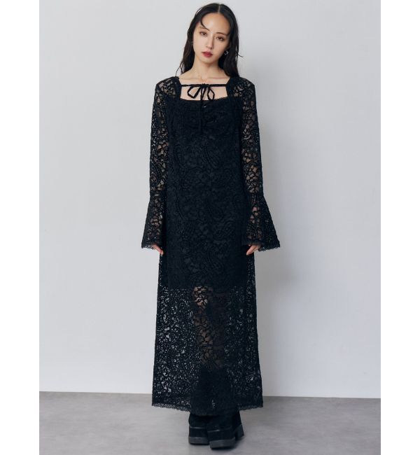 MURUA「ブラッシュレースワンピース」|ワンピース|