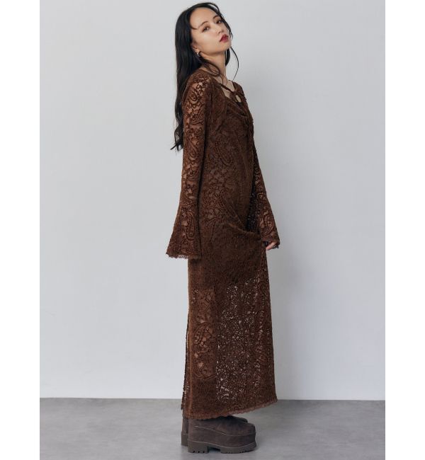 MURUA「ブラッシュレースワンピース」|ワンピース|