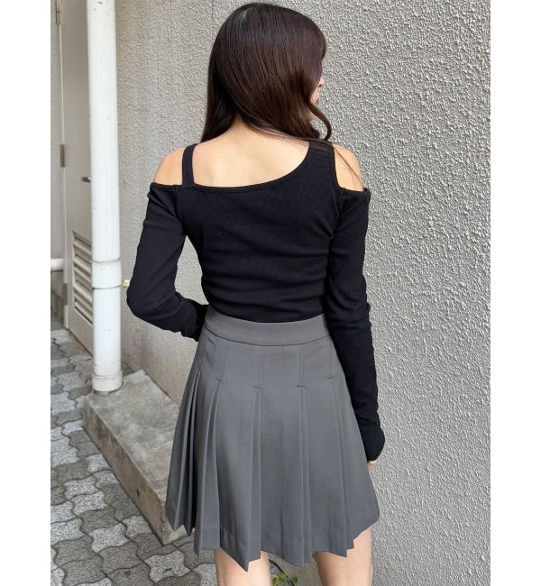 MURUA「アシメデザインベルトトップス」|ニット・セーター|