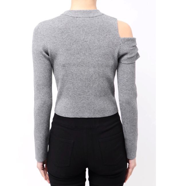 MURUA「ワンショルダーZIPニット」|ニット・セーター|