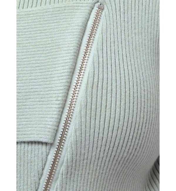 MURUA「ワンショルダーZIPニット」|ニット・セーター|
