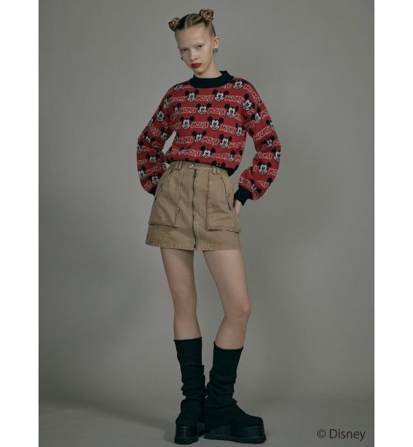 MURUA「【ミッキーマウス】ジャガードニット」|ニット・セーター|