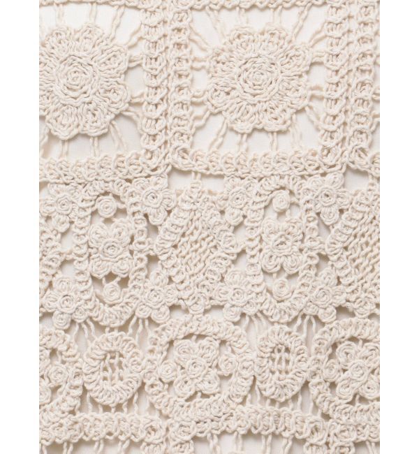 Ungrid「透かし編みレースキャミワンピース」|ワンピース|