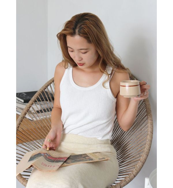 Ungrid「ランダムテレコタンクトップ」|タンクトップ|