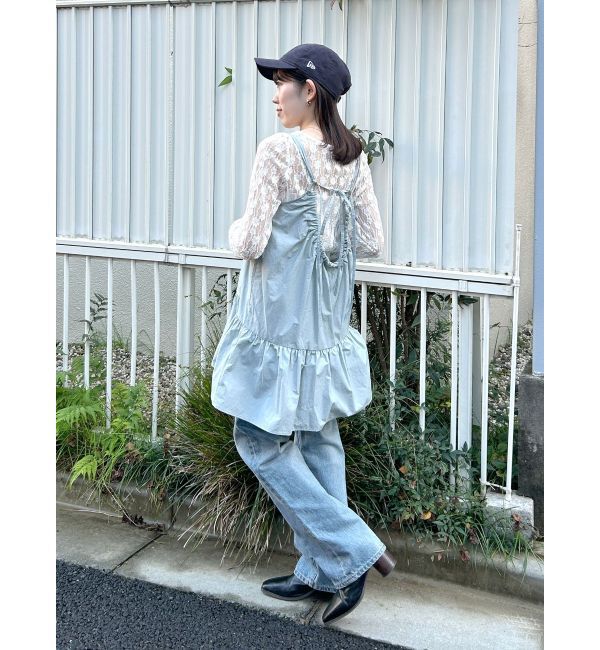 Ungrid「バックオープンミドル丈キャミ」|キャミソール|