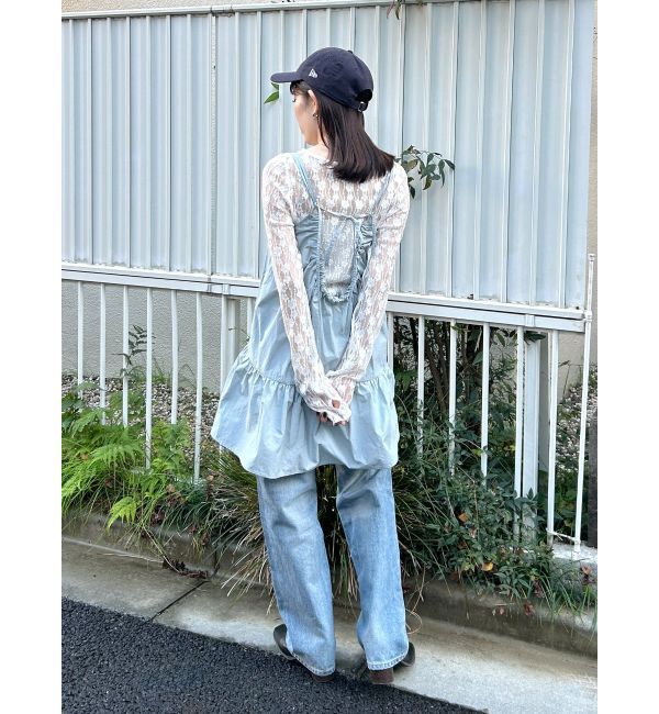 Ungrid「バックオープンミドル丈キャミ」|キャミソール|