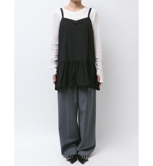 Ungrid「バックオープンミドル丈キャミ」|キャミソール|