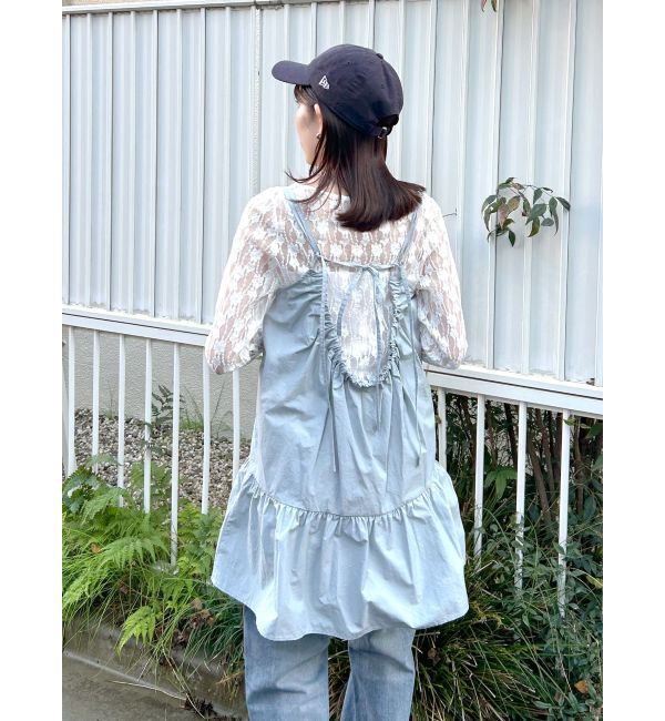 Ungrid「バックオープンミドル丈キャミ」|キャミソール|