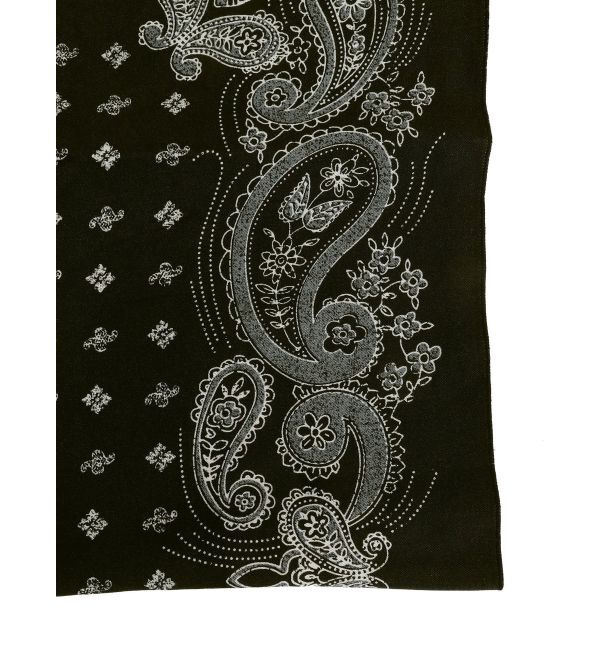 Ungrid「ペイズリー柄大判スカーフ」|バンダナ・スカーフ|