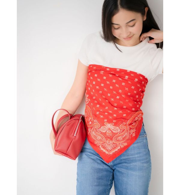Ungrid「ペイズリー柄大判スカーフ」|バンダナ・スカーフ|