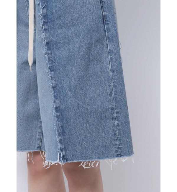 Ungrid「リメイクデニムハーフパンツ」|デニム|