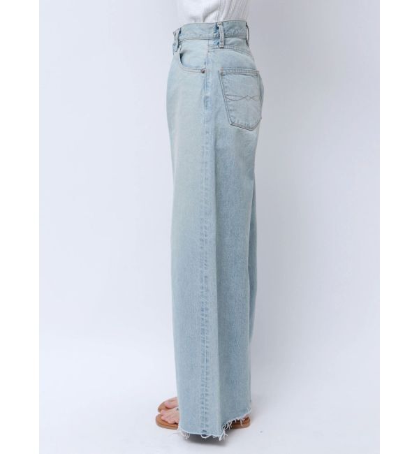 Ungrid「カットオフバギールーズデニム」|デニム|