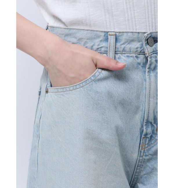 Ungrid「カットオフバギールーズデニム」|デニム|