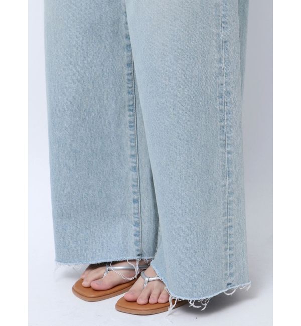 Ungrid「カットオフバギールーズデニム」|デニム|