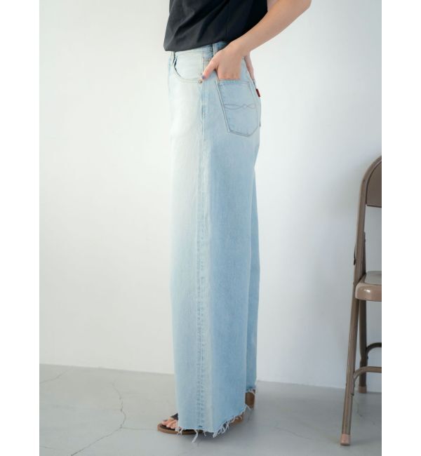 Ungrid「カットオフバギールーズデニム」|デニム|