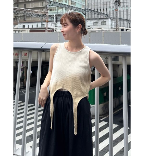 Ungrid「グラデーションデザインタンクトップ」|タンクトップ|