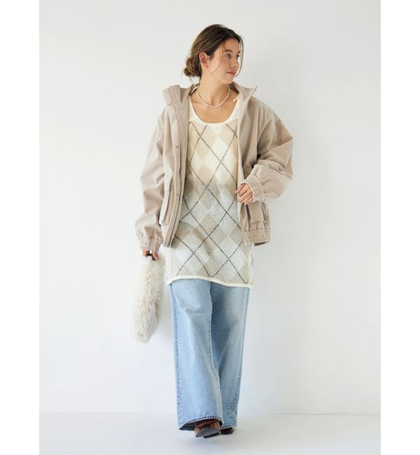 Ungrid「ハイウエストバギーデニム」|デニム|