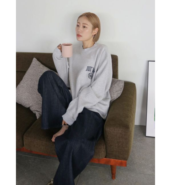 Ungrid「ハイウエストバギーデニム」|デニム|