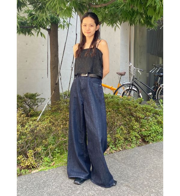 Ungrid「ハイウエストバギーデニム」|デニム|