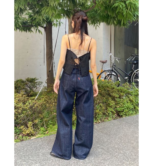 Ungrid「ハイウエストバギーデニム」|デニム|