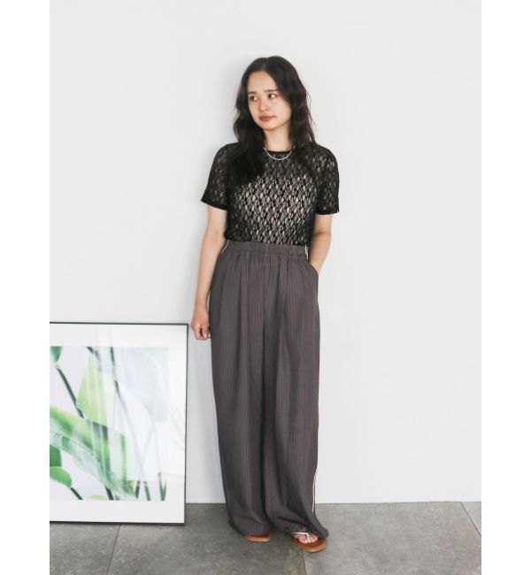 Ungrid「バックオープンレースTee」|Tシャツ・カットソー|