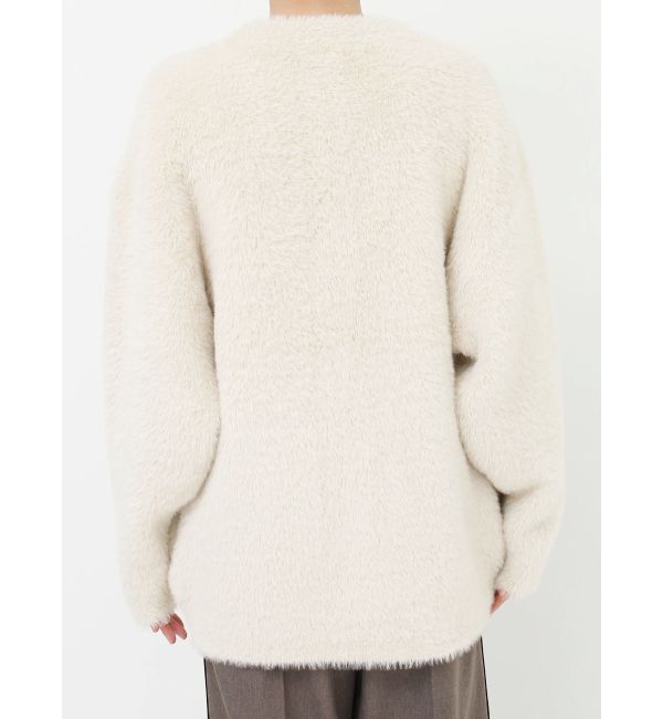 LAGUNAMOON「ミニシャギーセッケツニットカーディガン」|カーディガン|