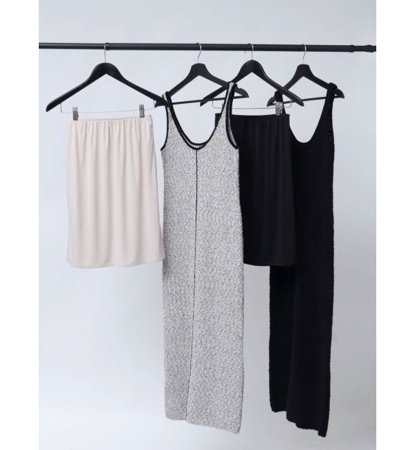 LAGUNAMOON「コサージュニットノースリーブワンピース」|ワンピース|