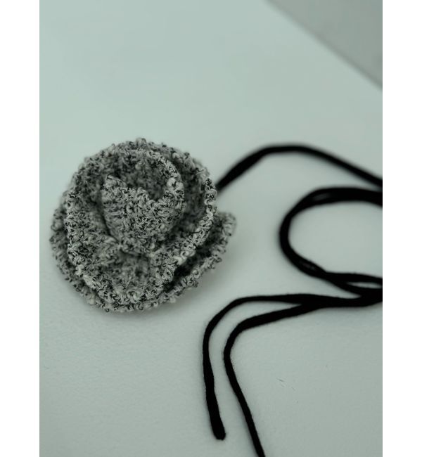 LAGUNAMOON「コサージュニットノースリーブワンピース」|ワンピース|