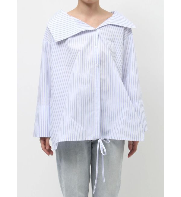 LAGUNAMOON「アシンメトリーカラーカシュクールシャツ」|シャツ・ブラウス|