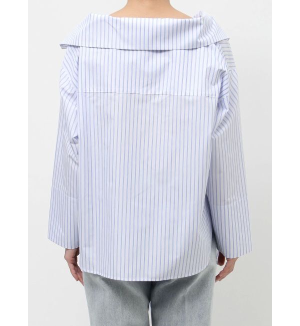 LAGUNAMOON「アシンメトリーカラーカシュクールシャツ」|シャツ・ブラウス|