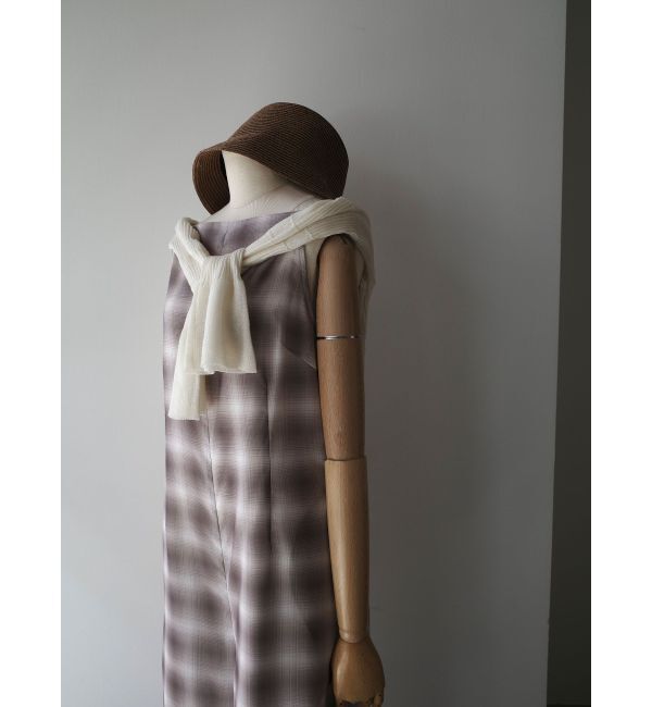 LAGUNAMOON「オンブレチェックオールインワン」|ワンピース|