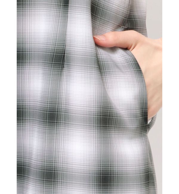 LAGUNAMOON「オンブレチェックオールインワン」|ワンピース|