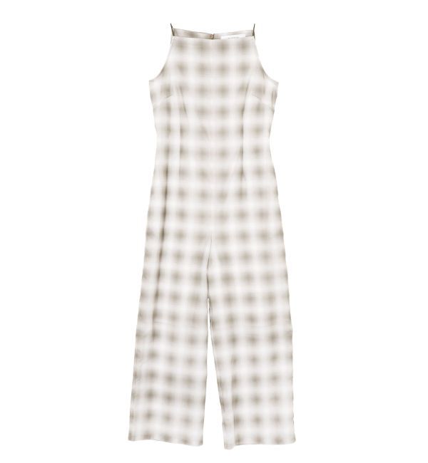 LAGUNAMOON「オンブレチェックオールインワン」|ワンピース|