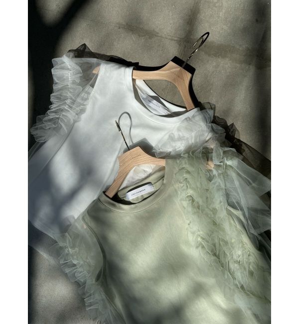 LAGUNAMOON「フリルチュールレイヤードトップス」|Tシャツ・カットソー|