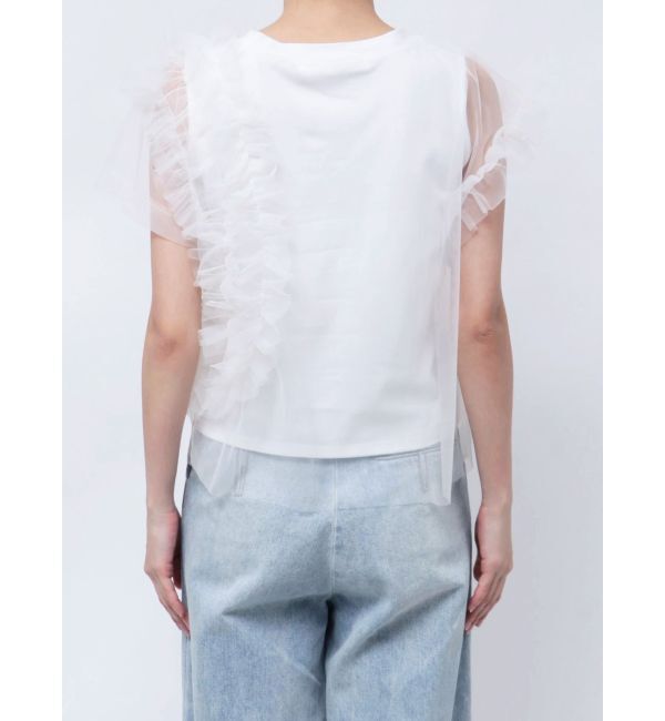 LAGUNAMOON「フリルチュールレイヤードトップス」|Tシャツ・カットソー|