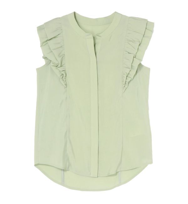 LAGUNAMOON「バルーンショルダーブラウス」|シャツ・ブラウス|ライトグリーン