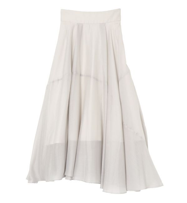 LAGUNAMOON「シアーイレヘムフレアスカート」|スカート|