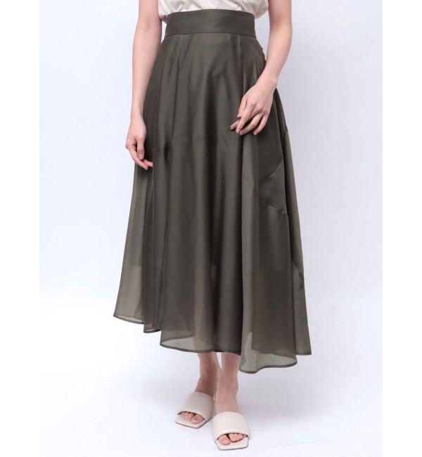 LAGUNAMOON「シアーイレヘムフレアスカート」|スカート|