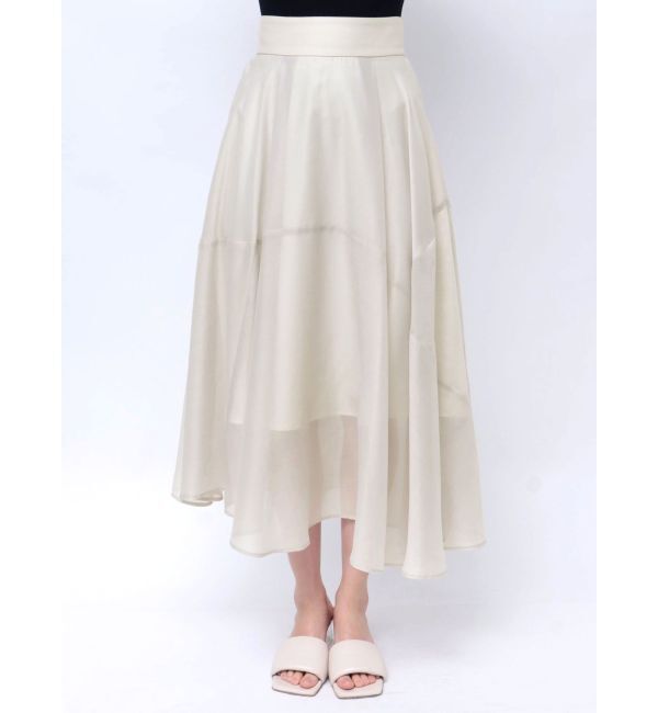 LAGUNAMOON「シアーイレヘムフレアスカート」|スカート|