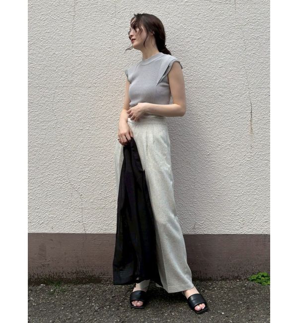 LAGUNAMOON「【追加生産/新色追加】カバースリーブシアーニットプルオーバー」|ニット・セーター|