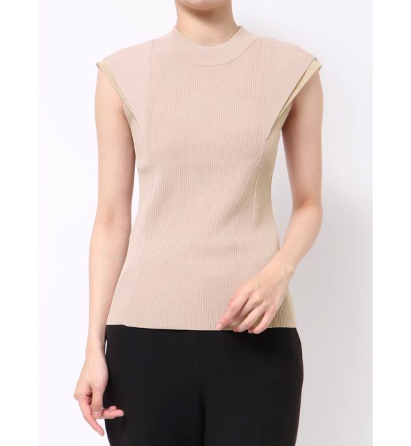 LAGUNAMOON「【追加生産/新色追加】カバースリーブシアーニットプルオーバー」|ニット・セーター|ピンク