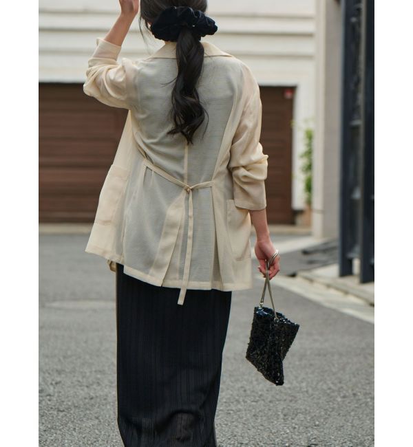 LAGUNAMOON「【追加生産】メッシュダブルテーラージャケット」|テーラードジャケット|