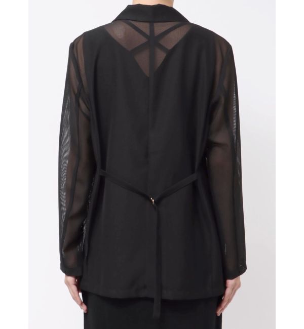 LAGUNAMOON「【追加生産】メッシュダブルテーラージャケット」|テーラードジャケット|