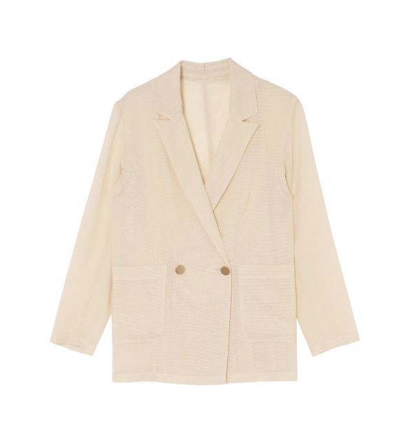 LAGUNAMOON「【追加生産】メッシュダブルテーラージャケット」|テーラードジャケット|